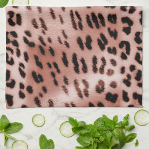 Paño De Cocina Rosa Rubor Pink Leopard