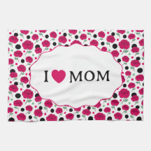 Rosa Verde Vino Estampado De Lunares Moderno  