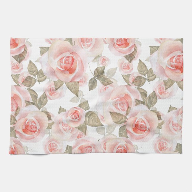 Paño De Cocina Rosas (Horizontal)