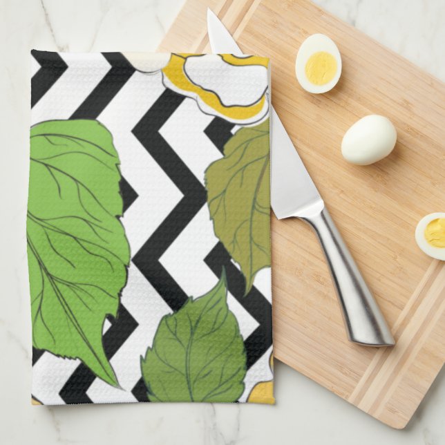 Paño De Cocina Rosas 12 (Doblado Cuarto)