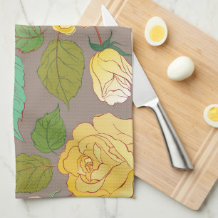 PAÑO DE COCINA ROSAS 3