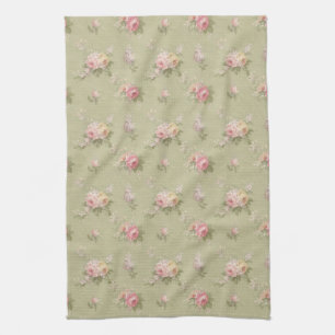 Paño De Cocina Rosas de Moda de cabaña