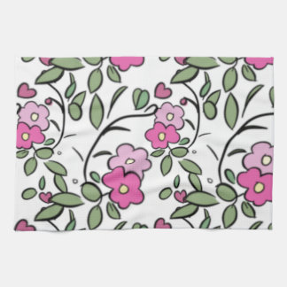 Paño De Cocina Rosas Florales
