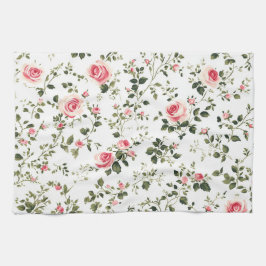 Paño De Cocina Rosas rosas rosas rosadas de color