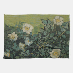Paño De Cocina Rosas silvestres por Vincent van Gogh