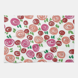 Paño De Cocina Rosas Soñadoras