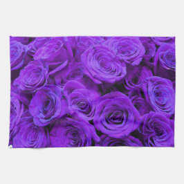 Paño De Cocina rosas violeta romántico violeta, ramo de rosa boni