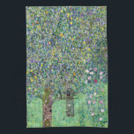Paño De Cocina Rosebushes Bajo Los Árboles, Gustav Klimt<br><div class="desc">Gustav Klimt (14 de julio de 1862 - 6 de febrero de 1918) era un pintor simbolista austríaco y uno de los miembros más destacados del movimiento secesión de Viena. Klimt es conocido por sus pinturas, murales, bocetos y otros objetos artísticos. Además de sus obras figurativas, que incluyen alegorías y...</div>