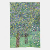 Rosebushes Bajo Los Árboles, Gustav Klimt