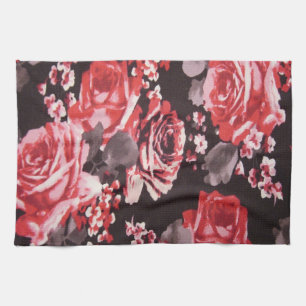 PAÑO DE COCINA ROSES ROJOS