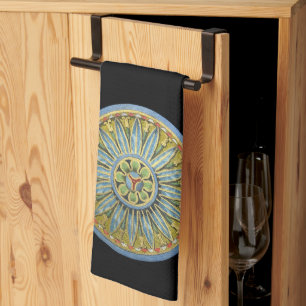 Paño De Cocina Rosette arquitectónico antiguo n.º 2