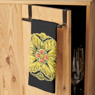 Paño De Cocina Rosette arquitectónico antiguo n.º 3