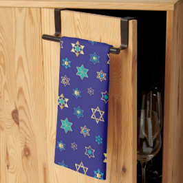 Paño De Cocina Rosh Hashanah Feriados Judíos Estrella de David Bl