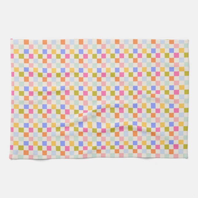 Paño De Cocina Rótulo de arco iris (Horizontal)