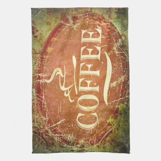 Paño De Cocina Rótulo de café de Coffee Lover (Vertical)