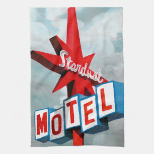 Paño De Cocina Rótulo Stardust Motel