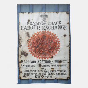 Paño De Cocina Rótulo VINTAGE