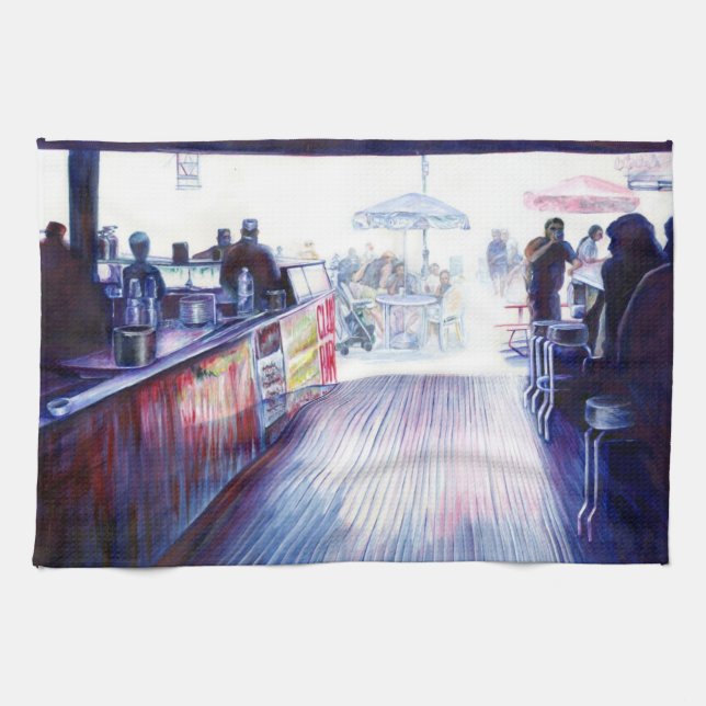 Paño De Cocina Ruby's, Coney Island, Nueva York (Horizontal)