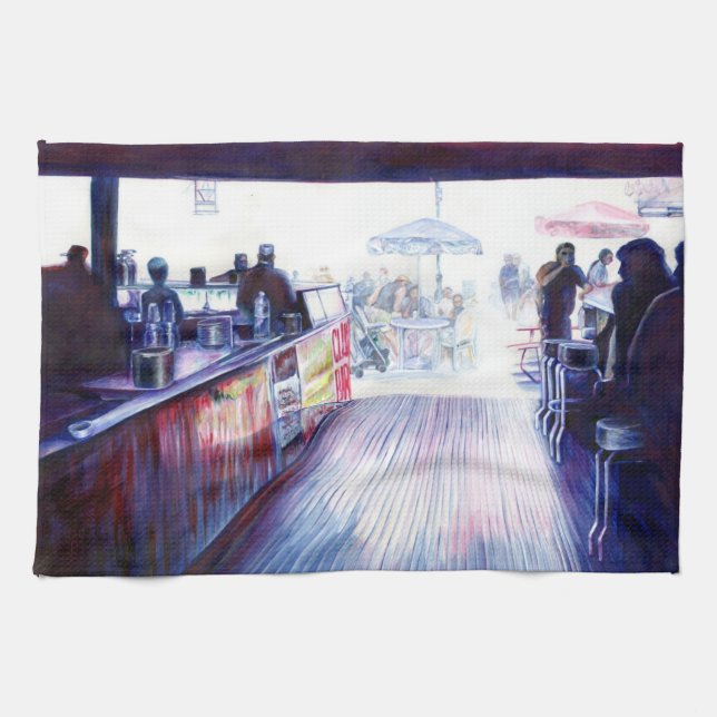 Paño De Cocina Ruby's, Coney Island, Nueva York (Horizontal)