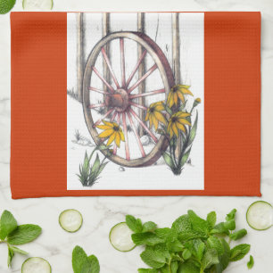 Paño De Cocina Rueda de carro Dishtowel