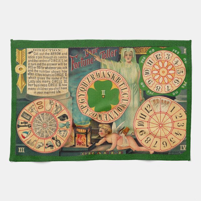 Paño De Cocina Ruedas de arte ventilado de tablero de adivinanzas (Horizontal)