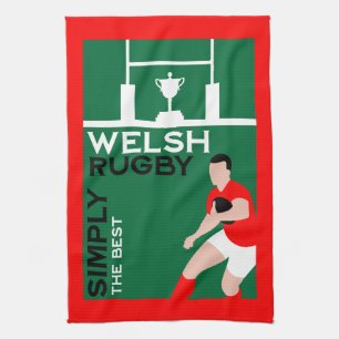 Paño De Cocina Rugby Wales Fan Art