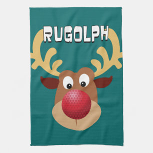 Paño De Cocina Rugolph el reno