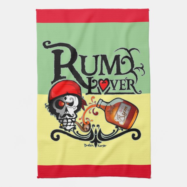 Paño De Cocina Rum lover (Vertical)