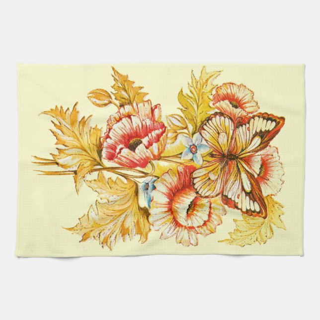 Paño De Cocina Ruso del vintage (Horizontal)