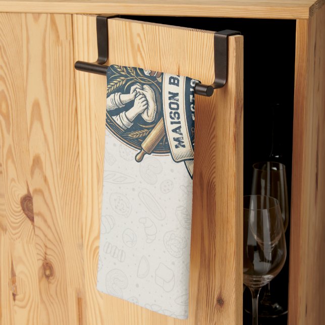 Paño De Cocina Rustic Bakery Store Pastry Dessert Sweet Cake Shop (Pliegue de tercios)