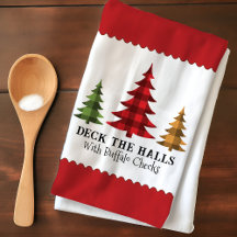 Rustic Farmhouse Buffalo revisa árboles de Navidad