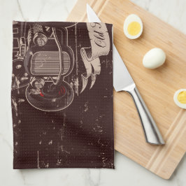 Paño De Cocina Ruta 66 de la vieja escuela