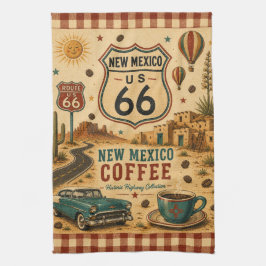 Paño De Cocina Ruta 66 New Mexico Cocina Estilo Café