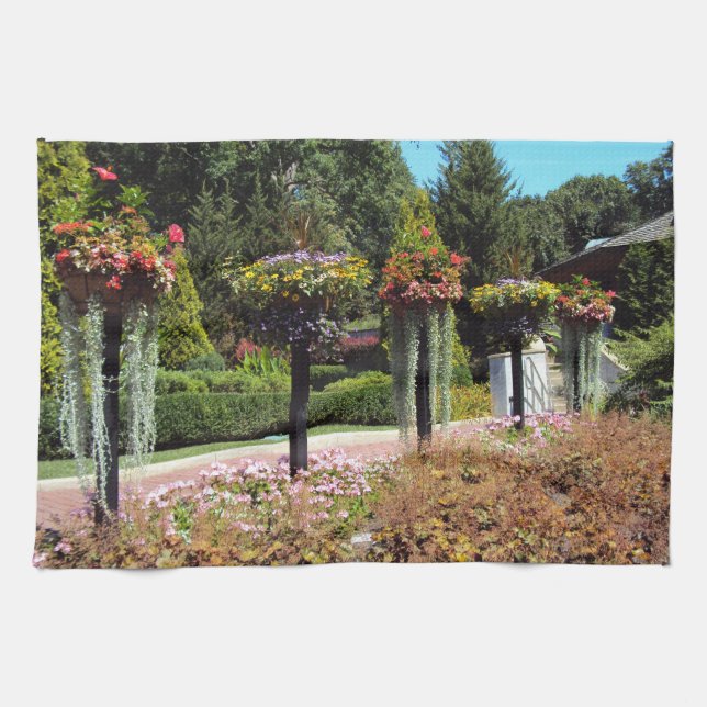 Paño De Cocina Ruta del jardín (Horizontal)