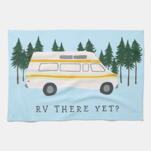 Paño De Cocina ¿RV AÚN? Bosque Campervan Camping RVing Trees