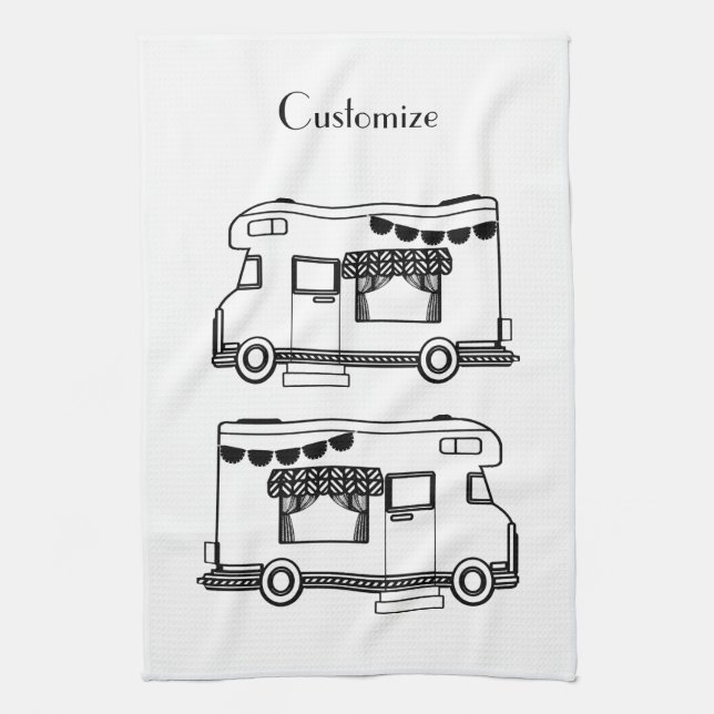 Paño De Cocina RV Camper Caravana Thunder_Cove (Vertical)