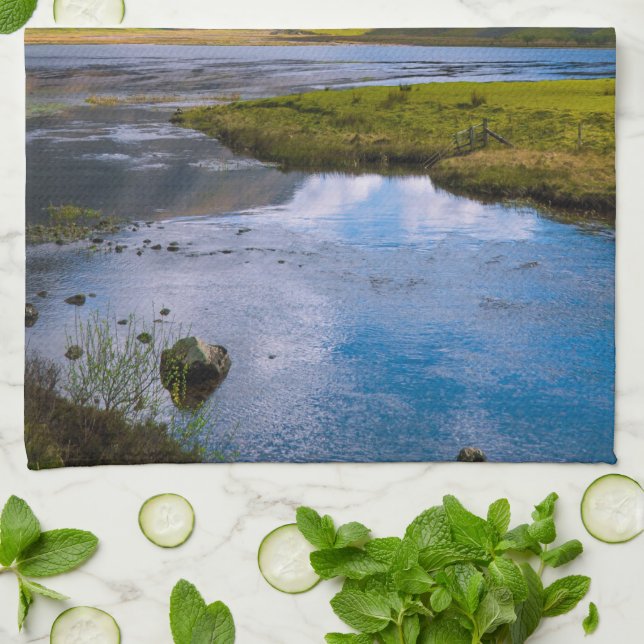 Paño De Cocina sabiduría de la naturaleza, montaña (Doblado)