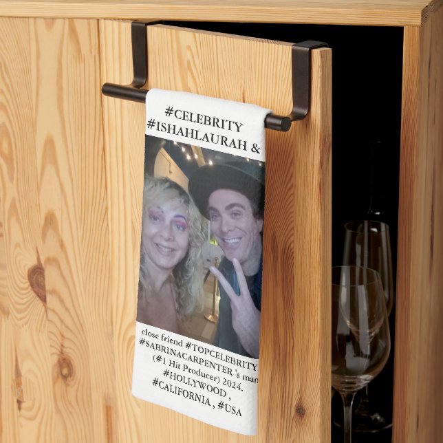 Paño De Cocina #SABRINACARPENTER's #PRODUCER con #LAURAHGUILLEN (Pliegue de tercios)