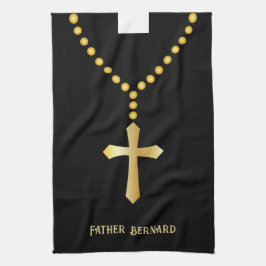 Paño De Cocina Sacerdote Vicario Pastor Religioso