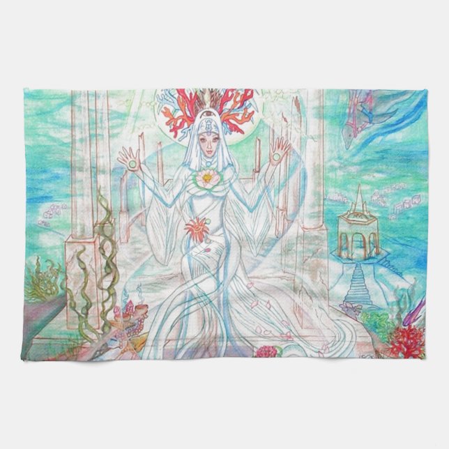 Paño De Cocina Sacerdotes del mar (Horizontal)