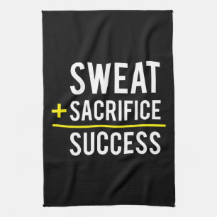 Paño De Cocina Sacrificio Sweat Plus es igual a éxito - Inspiraci