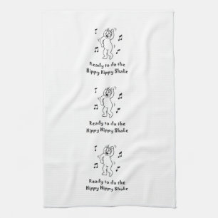 Paño De Cocina Sacudida del hippy del hippy - cirugía divertida