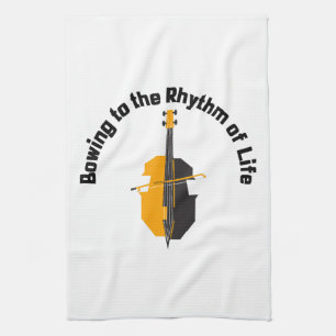 Paño De Cocina Sacudiendo al ritmo de la vida Cello