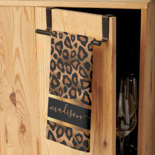 Paño De Cocina Safari Brown Leopard - Personalizar