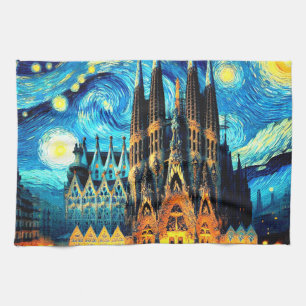Paño De Cocina Sagrada Familia Barcelona