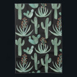 Paño De Cocina Saguaro Cactus Desert Aloe Pattern Watercolor<br><div class="desc">Decore su cocina con esta toalla de cactus acuarela. ¡Hace un gran regalo para el boda o para el ama de casa! Puede personalizar y agregar texto también. Revisa mi tienda por muchos más colores y patrones!</div>