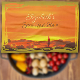 Paño De Cocina Sailboat Sunset 1300