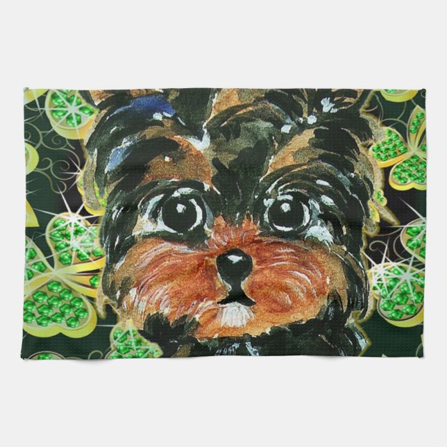 PAÑO DE COCINA SAINT PATTY YORKIE POO (Horizontal)