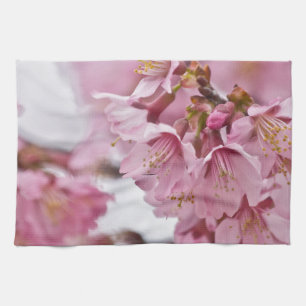 Paño De Cocina Sakura cerezo florece rosa pálido