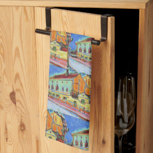 Paño De Cocina Sala de baile Kirchner Bellevue Arte expresionista